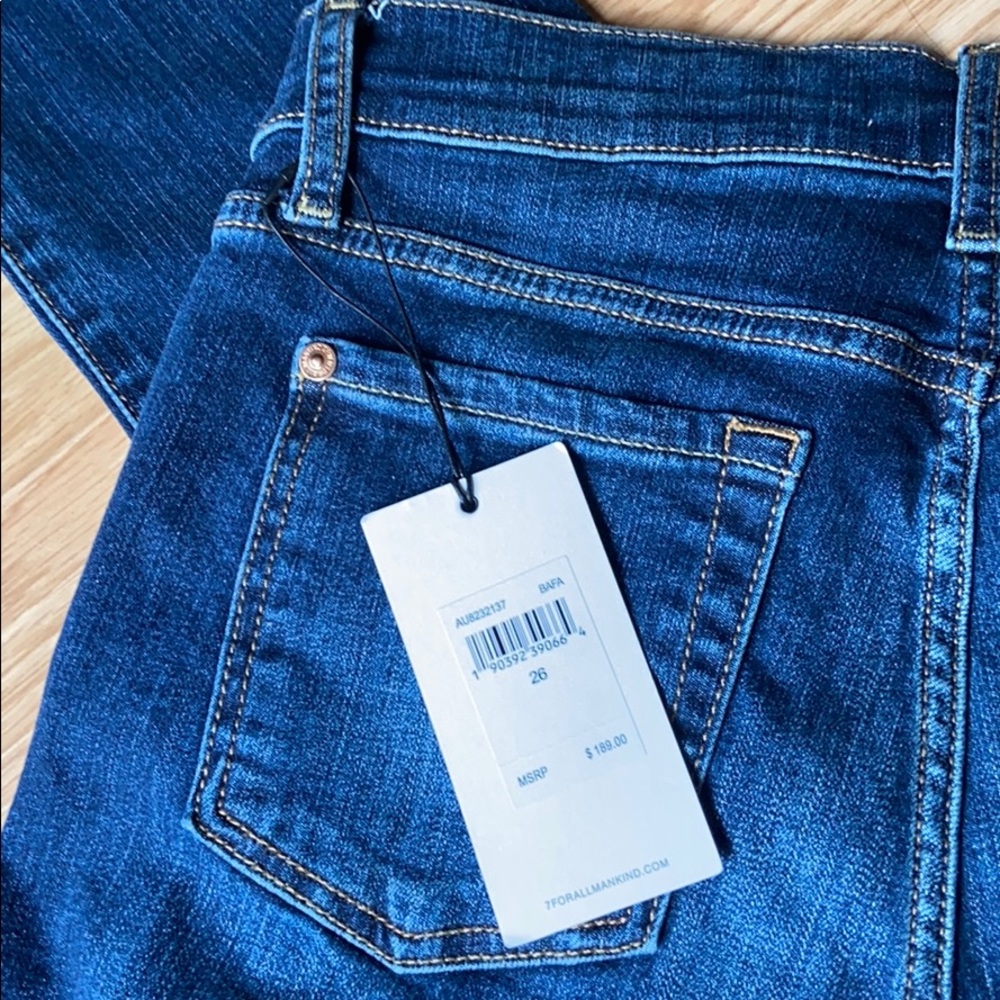 NWT 7 for all mankind size 26 skinny jeans - Picture 2 of 4